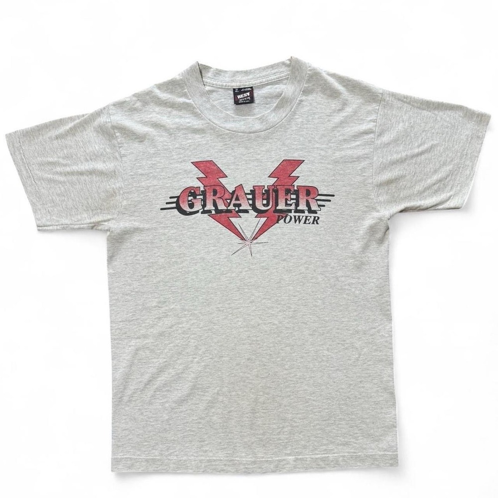 Vintage 90s Grauer Power BC Electricity Hydro Graphic Souvenir Company T-shirt